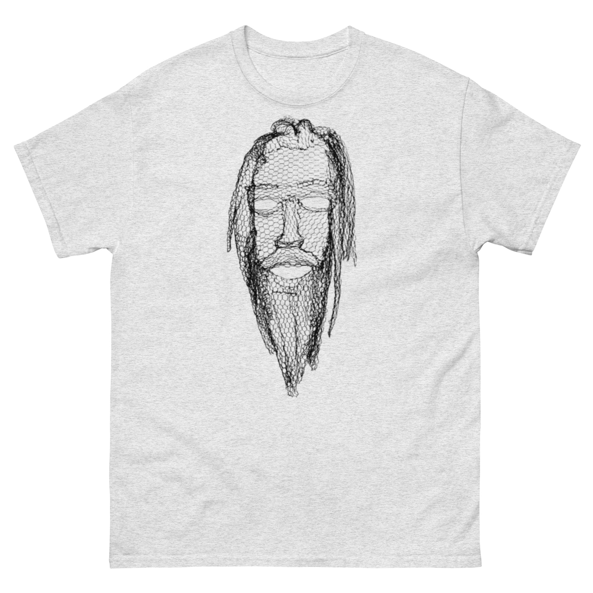 unisex-classic-tee-ash-front-68c7dc12e27c5.jpg ChickenWired Wireman T-shirt - Image 5