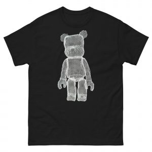 ChickenWired Wire bear T-shirt, dark T-shirt style