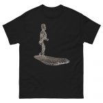ChickenWired Surfer sculpture T-shirt - Dark T-shirt style