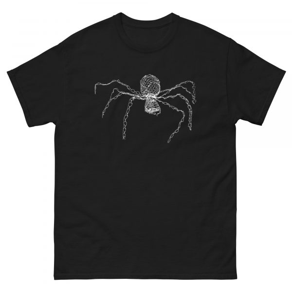 ChickenWired Spider sculpture T-shirt - Dark T-shirt style - Image 1