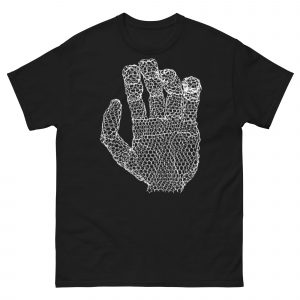 ChickenWired Hand sculpture T-shirt - Dark T-shirt style