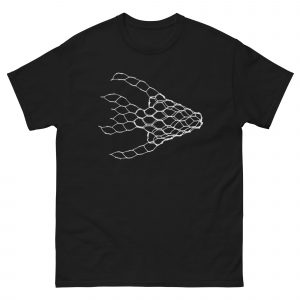 ChickenWired Angel Fish sculpture T-shirt - Dark T-shirt style