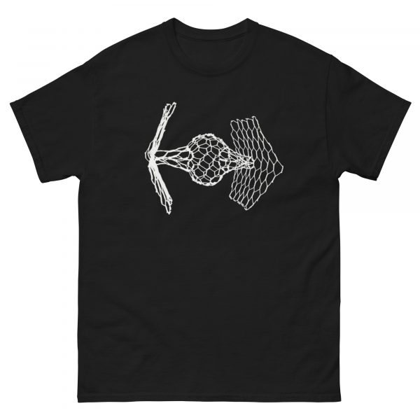 ChickenWired Villain space ship sculpture T-shirt - Dark T-shirt style - Image 2