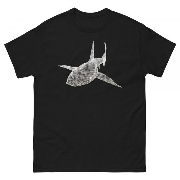 ChickenWired Shark sculpture T-shirt - Dark T-shirt style - Image 2