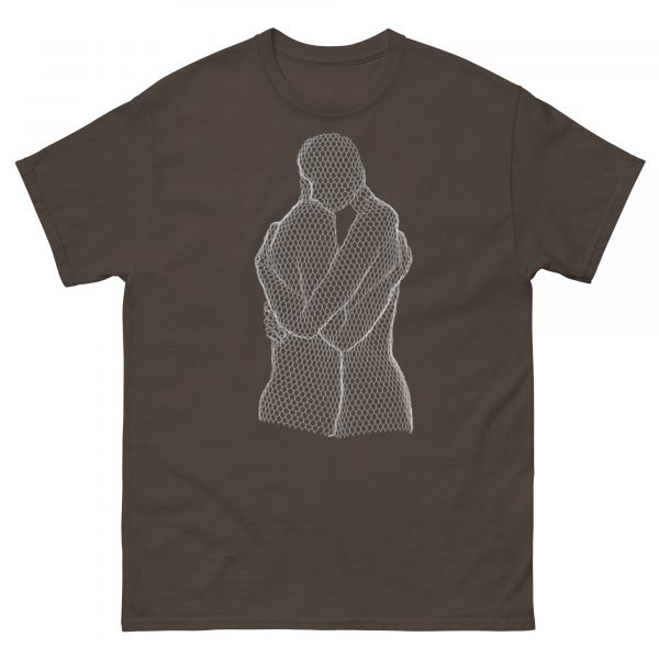 ChickenWired Peace sculpture T-shirt - Dark T-shirt style - Image 2