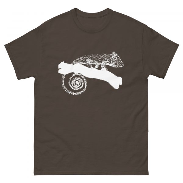 ChickenWired Chameleon sculpture T-shirt - Dark T-shirt style - Image 3