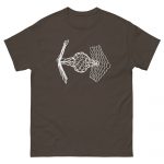 ChickenWired Villain space ship sculpture T-shirt - Dark T-shirt style