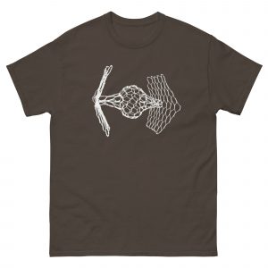 ChickenWired Villain space ship sculpture T-shirt - Dark T-shirt style