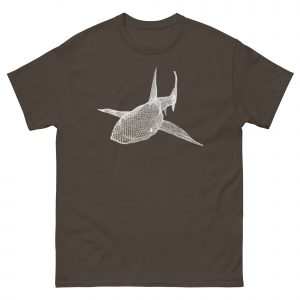 ChickenWired Shark sculpture T-shirt - Dark T-shirt style