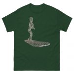 ChickenWired Surfer sculpture T-shirt - Dark T-shirt style - Image 4
