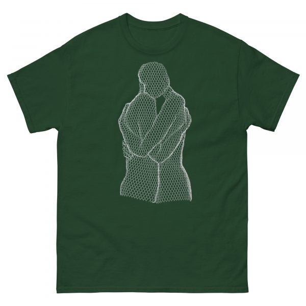 ChickenWired Peace sculpture T-shirt - Dark T-shirt style - Image 3