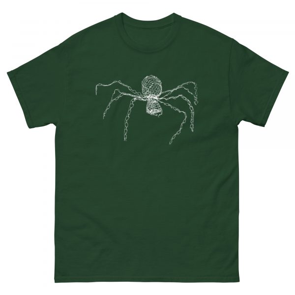 ChickenWired Spider sculpture T-shirt - Dark T-shirt style - Image 4