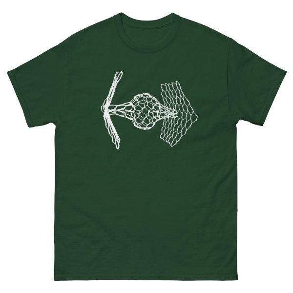 ChickenWired Villain space ship sculpture T-shirt - Dark T-shirt style - Image 4