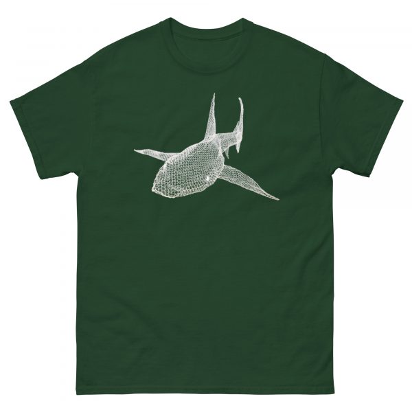 ChickenWired Shark sculpture T-shirt - Dark T-shirt style - Image 4