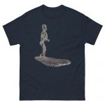 ChickenWired Surfer sculpture T-shirt - Dark T-shirt style - Image 3