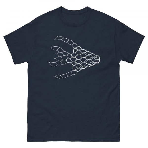 ChickenWired Angel Fish sculpture T-shirt - Dark T-shirt style - Image 3