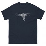ChickenWired Hero space ship sculpture T-shirt - Dark T-shirt style - Image 3