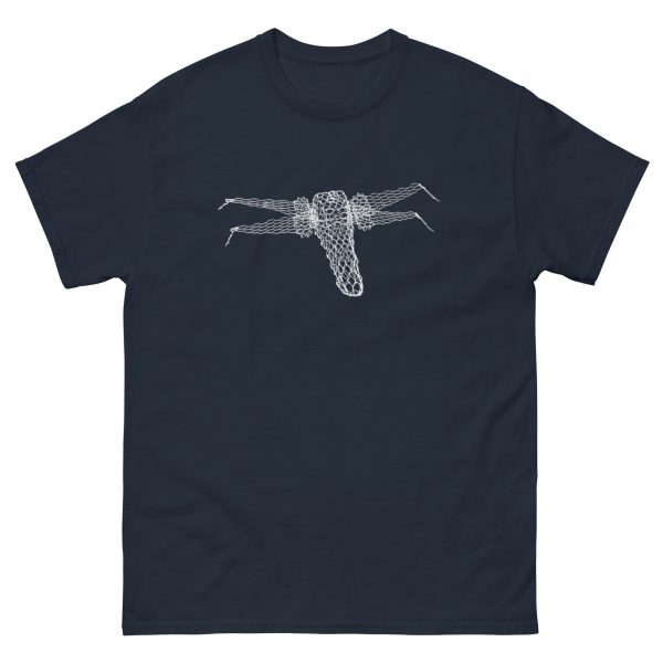 ChickenWired Hero space ship sculpture T-shirt - Dark T-shirt style - Image 3
