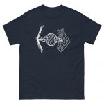 ChickenWired Villain space ship sculpture T-shirt - Dark T-shirt style - Image 3