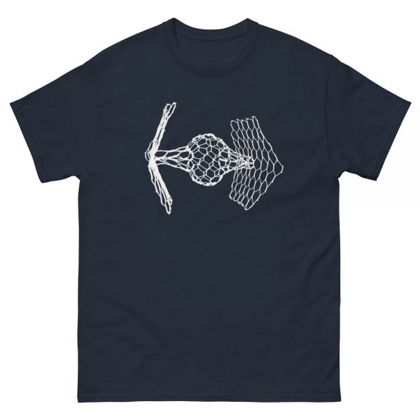 ChickenWired Villain space ship sculpture T-shirt - Dark T-shirt style - Image 3