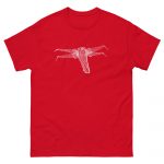 ChickenWired Hero space ship sculpture T-shirt - Dark T-shirt style - Image 4