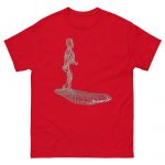 ChickenWired Surfer sculpture T-shirt - Dark T-shirt style - Image 5
