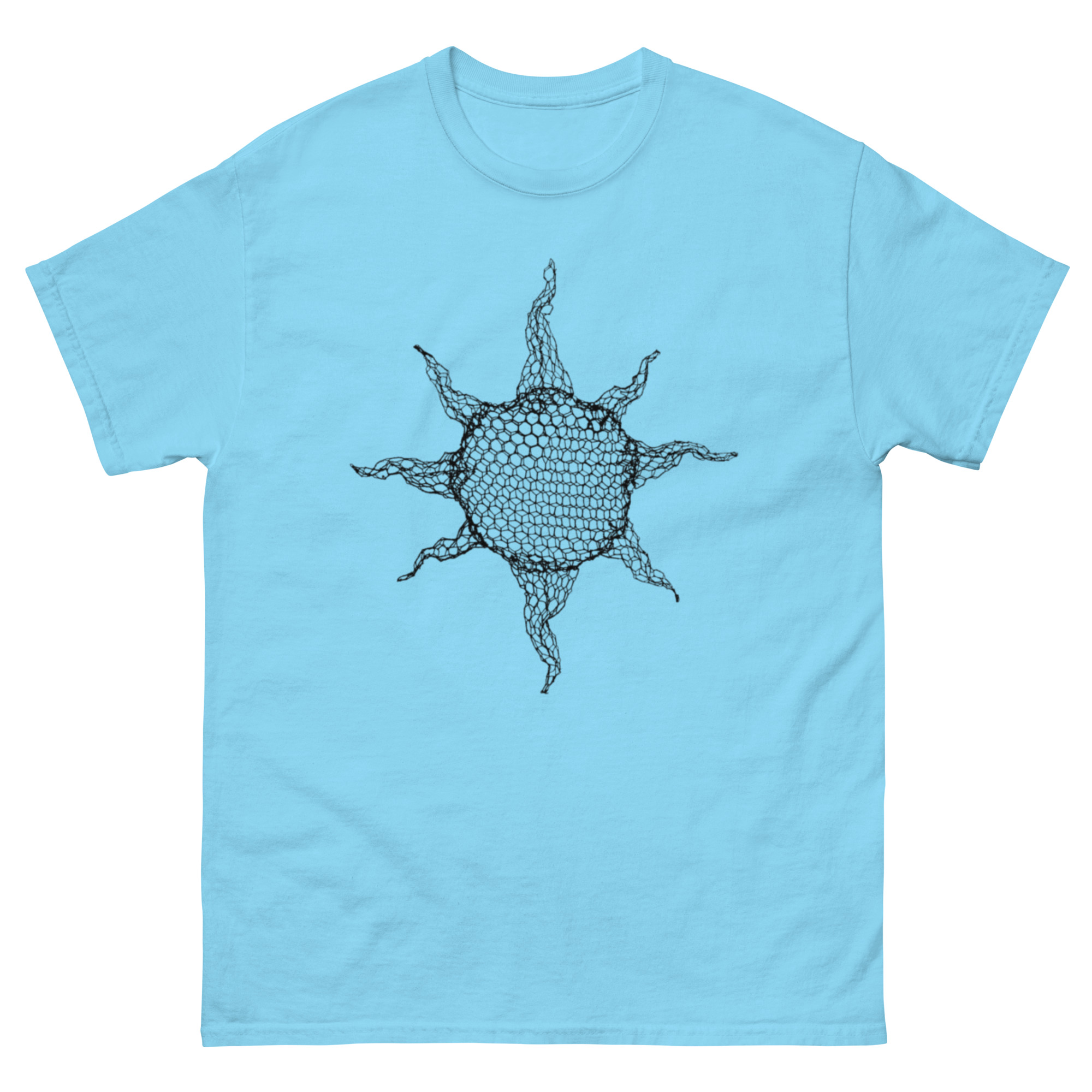 unisex-classic-tee-sky-front-68c7eb9e36e29.jpg ChickenWired Sun sculpture T-shirt - Image 3