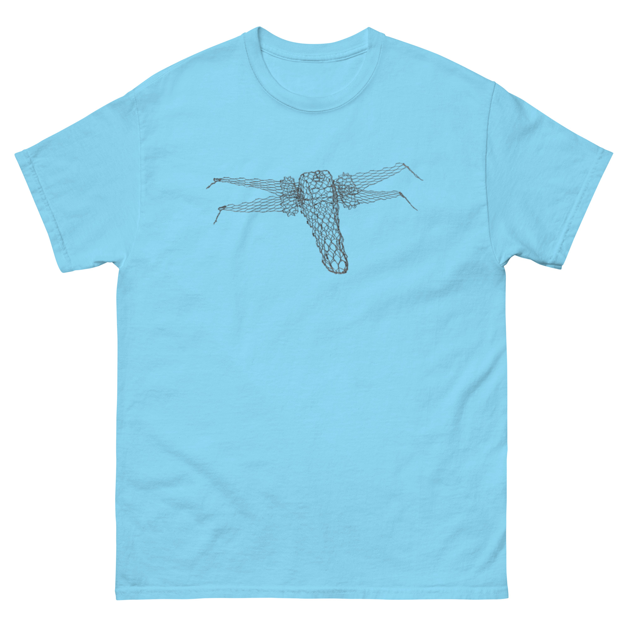 unisex-classic-tee-sky-front-68c82abf20516.jpg ChickenWired Hero space ship sculpture T-shirt - Image 5