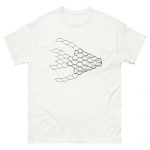 ChickenWired Angel fish sculpture T-shirt